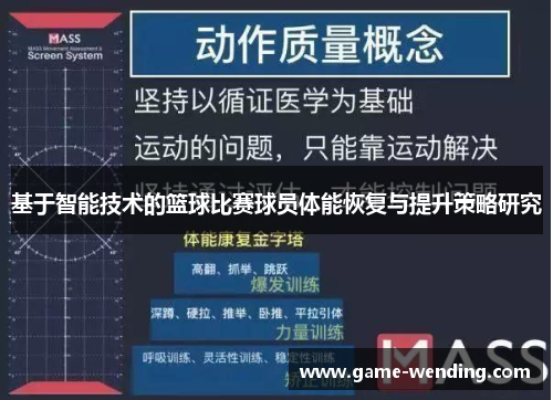 基于智能技术的篮球比赛球员体能恢复与提升策略研究