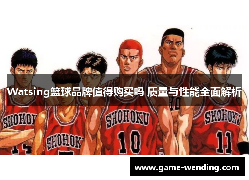 Watsing篮球品牌值得购买吗 质量与性能全面解析