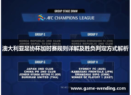 澳大利亚足协杯加时赛规则详解及胜负判定方式解析 澳大利亚足协杯加时赛规则详解及胜负判定方式解析